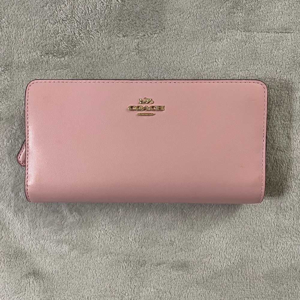 Coach Pink large wallet
